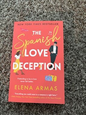 The Spanish Love Deception by Elena Armas - Coral Cover